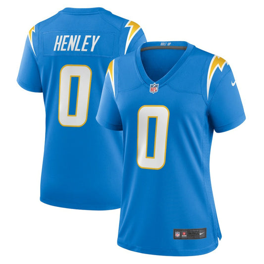Daiyan Henley Los Angeles Chargers Women's Team Game Jersey - Powder Blue | NFL Jerseys