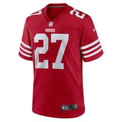 Ji'Ayir Brown San Francisco 49ers Team Game Jersey Scarlet - Nike