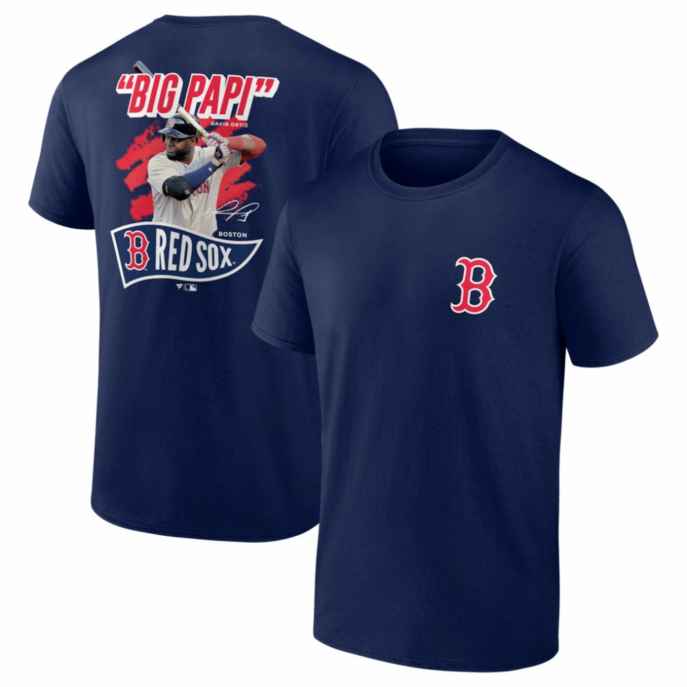 David Ortiz Boston Red Sox Fanatics Retired Player Nickname Name & Number T-Shirt Online