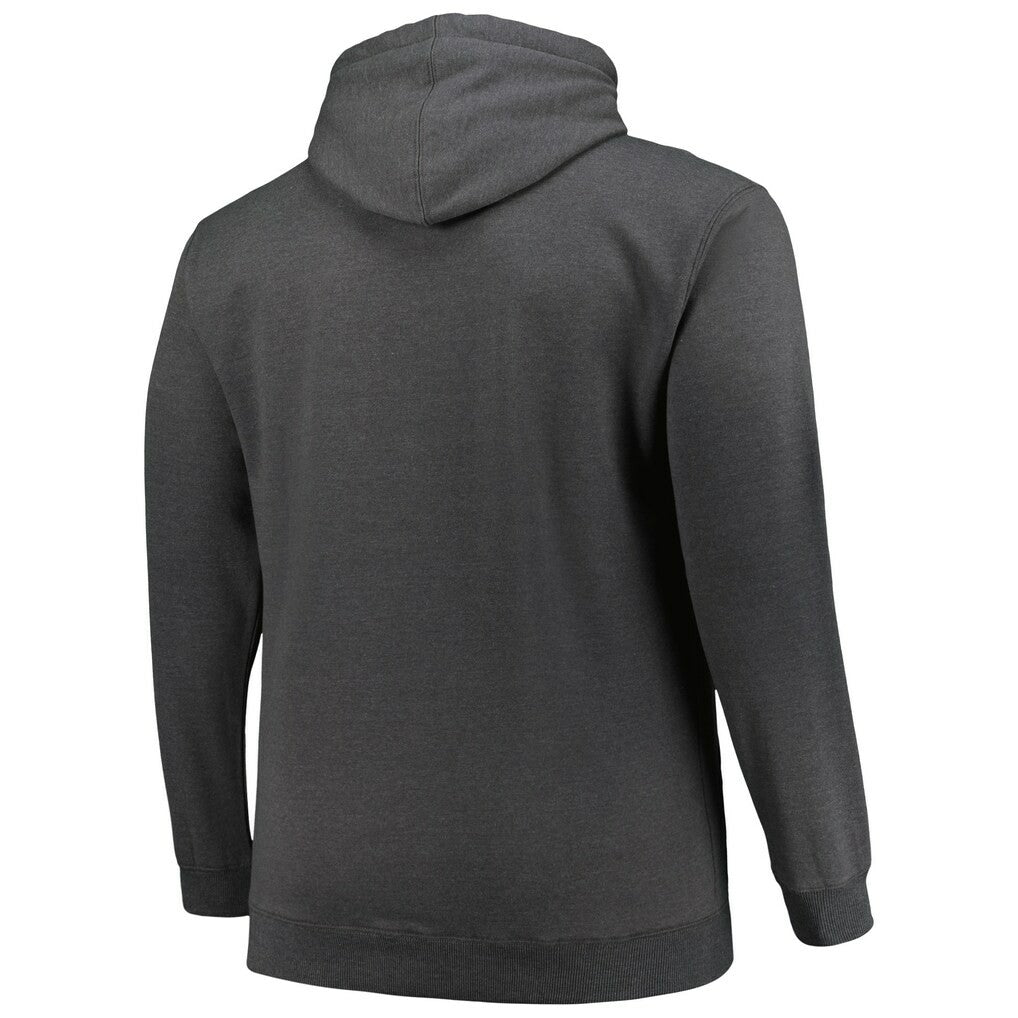 Jacksonville Jaguars Big & Tall Pullover Hoodie Heather Charcoal - Fanatics