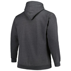 Carolina Panthers Big & Tall Pullover Hoodie Heather Charcoal - Fanatics