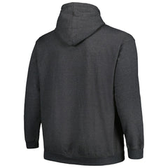 Seattle Seahawks Big & Tall Pullover Hoodie Heather Charcoal - Fanatics