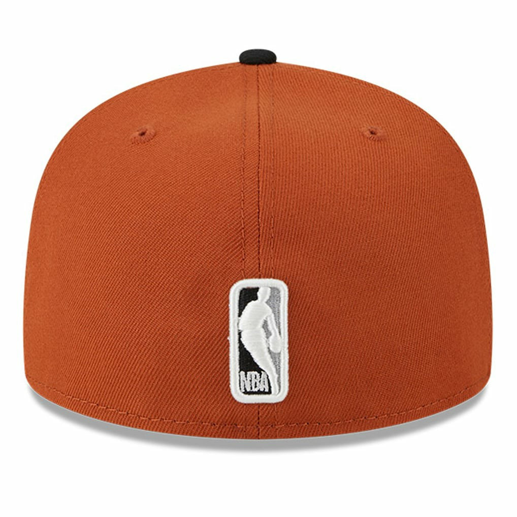 New Era - Philadelphia 76ers Two-Tone 59FIFTY Fitted Hat - Rust/Black