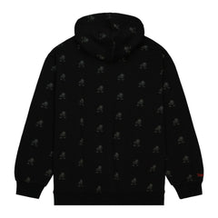 Cleveland Browns Allover Print Fleece Pullover Hoodie Black - Mitchell & Ness