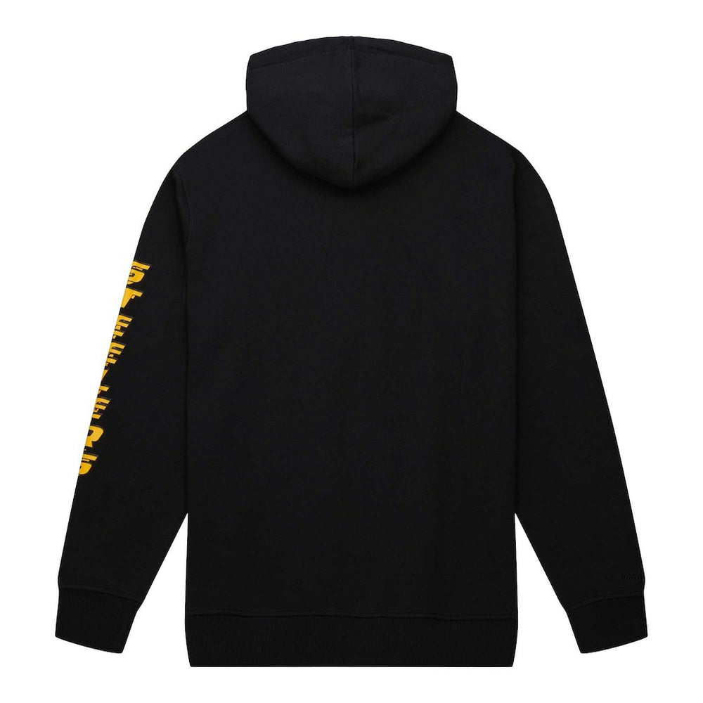 Pittsburgh Steelers Gridiron Classics Big Face 7.0 Pullover Hoodie Black - Mitchell & Ness