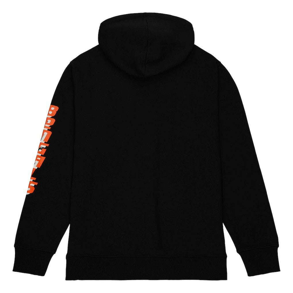 Cincinnati Bengals Gridiron Classics Big Face 7.0 Pullover Hoodie Black - Mitchell & Ness