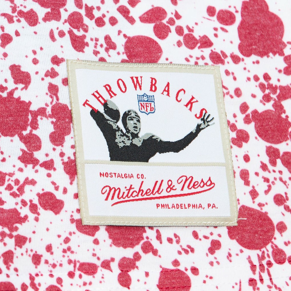Arizona Cardinals Team Burst Sublimated T-Shirt White - Mitchell & Ness