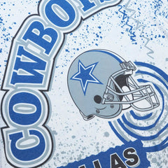 Dallas Cowboys Team Burst Sublimated T-Shirt White - Mitchell & Ness
