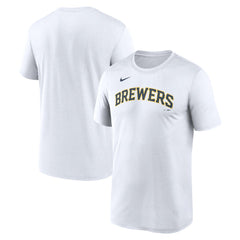 Milwaukee Brewers Nike New Legend Wordmark Dri-FIT T-Shirt On Sale