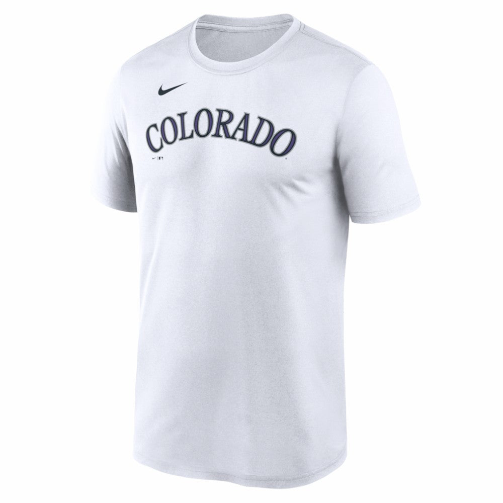 Colorado Rockies Nike New Legend Wordmark Dri-FIT T-Shirt Lifestyle