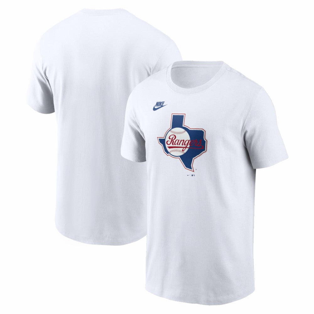 Texas Rangers Nike Cooperstown Collection Logo T-Shirt Clearance