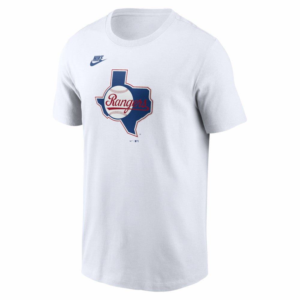 Texas Rangers Nike Cooperstown Collection Logo T-Shirt Clearance
