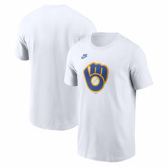 Milwaukee Brewers Nike Cooperstown Collection Logo T-Shirt for sale