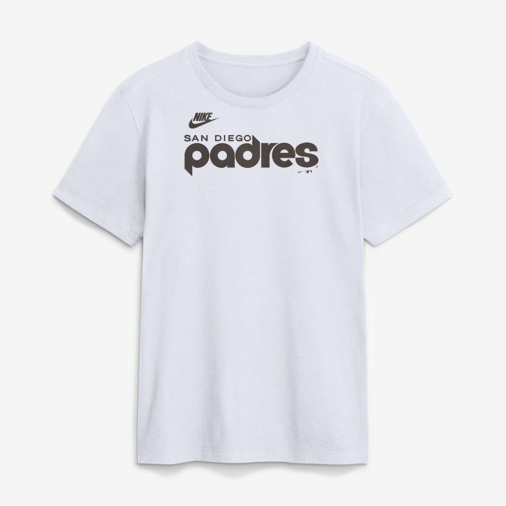San Diego Padres Nike Cooperstown Collection Wordmark T-Shirt On Sale