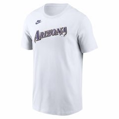 Arizona Diamondbacks Nike Cooperstown Collection Wordmark T-Shirt Lifestyle