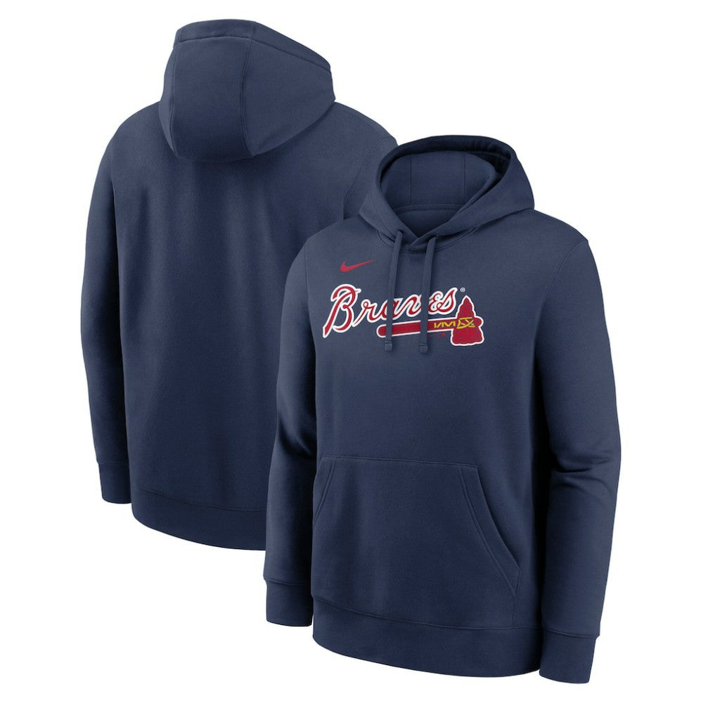 Atlanta Braves Nike Dri-Fit Club Hoodie Clearance