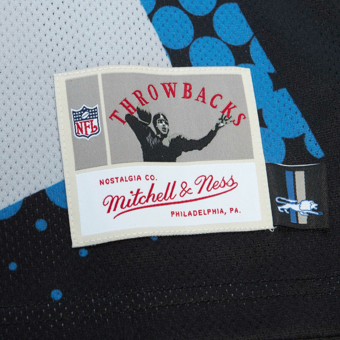 Detroit Lions Big Face 7.0 Fashion Tank Top Black - Mitchell & Ness