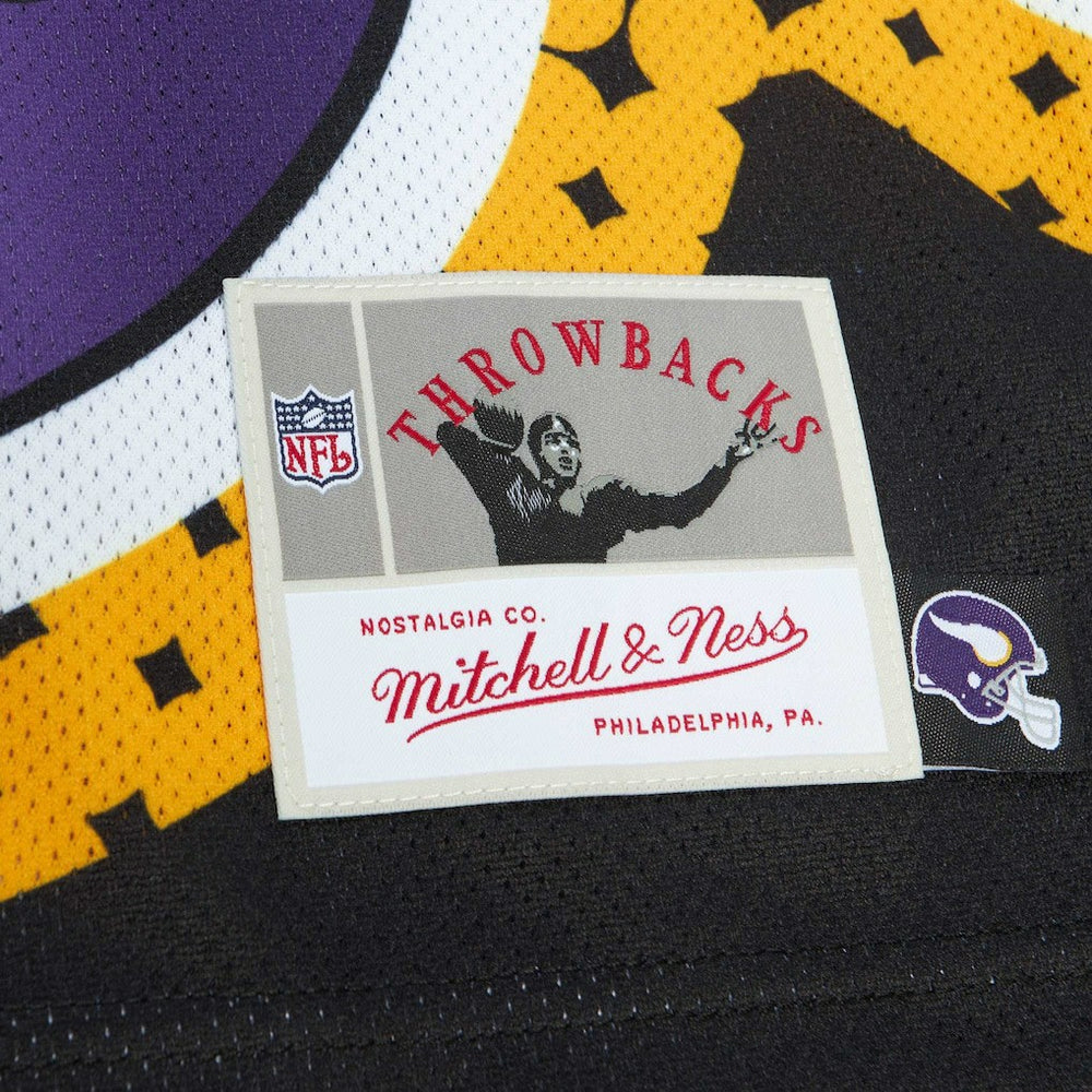 Minnesota Vikings Big Face 7.0 Fashion Tank Top Black - Mitchell & Ness