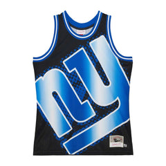 New York Giants Big Face 7.0 Fashion Tank Top Black - Mitchell & Ness