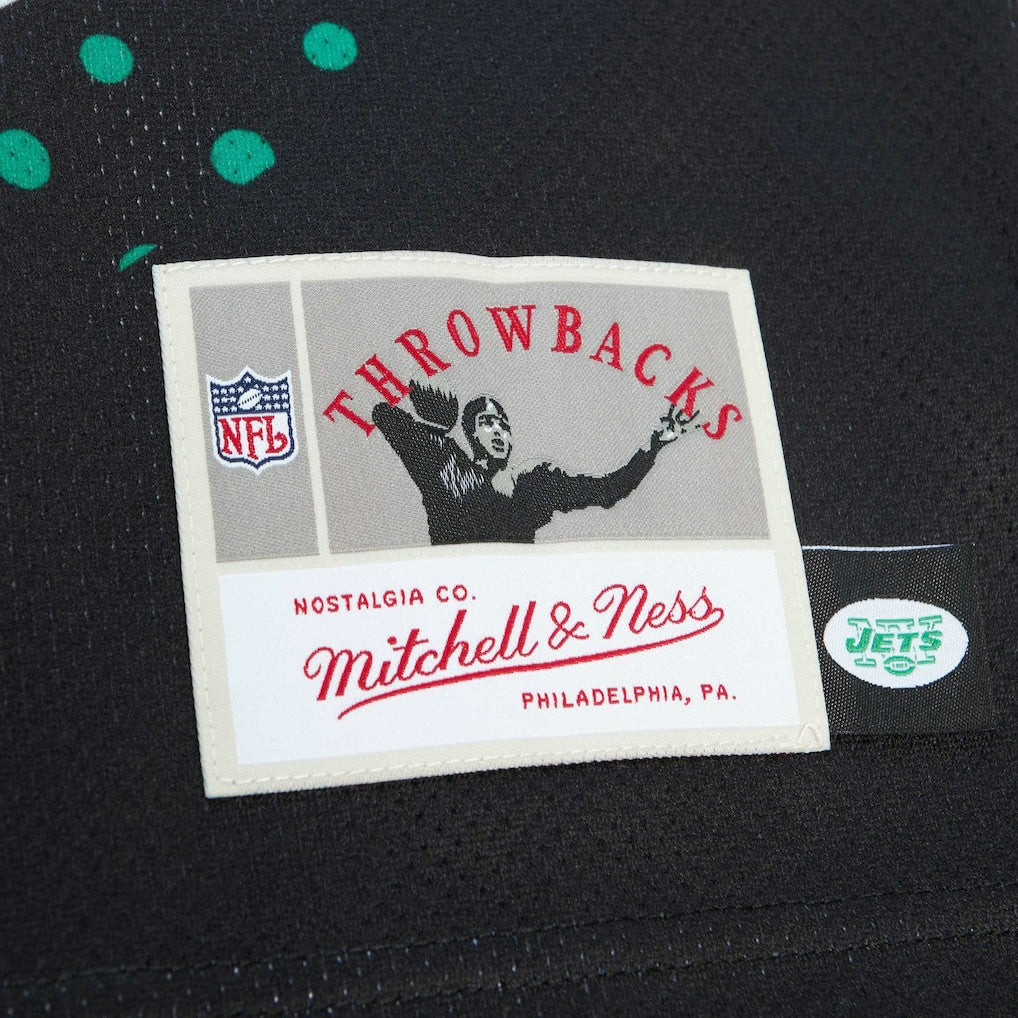 New York Jets Big Face 7.0 Fashion Tank Top Black - Mitchell & Ness