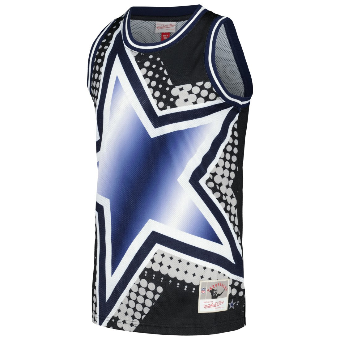 Dallas Cowboys Big Face 7.0 Fashion Tank Top Black - Mitchell & Ness
