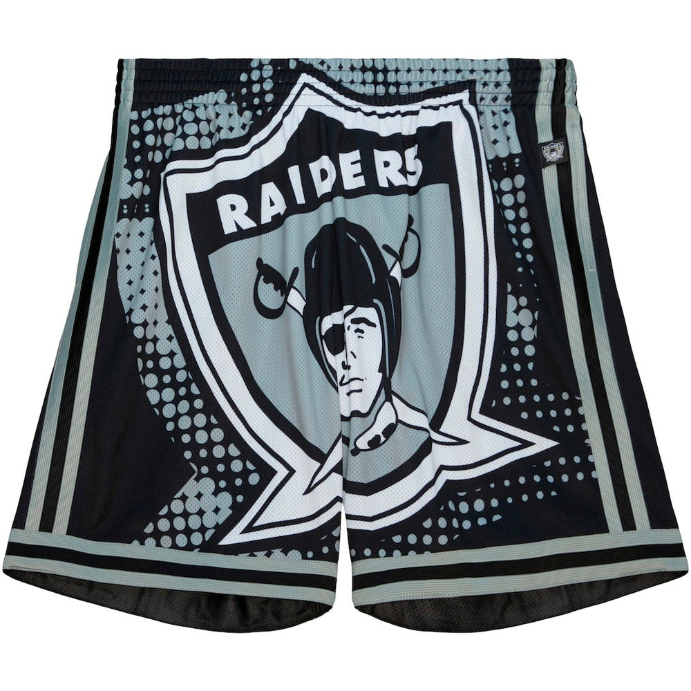 Las Vegas Raiders Big Face 7.0 Fashion Shorts Black - Mitchell & Ness