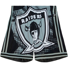 Las Vegas Raiders Big Face 7.0 Fashion Shorts Black - Mitchell & Ness