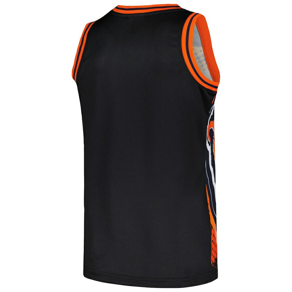 Chicago Bears Big Face 7.0 Fashion Tank Top Black - Mitchell & Ness