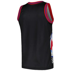 New England Patriots Big Face 7.0 Fashion Tank Top Black - Mitchell & Ness