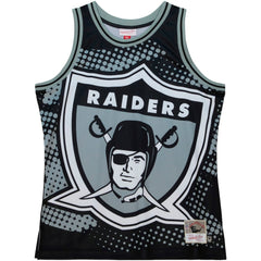 Las Vegas Raiders Big Face 7.0 Fashion Tank Top Black - Mitchell & Ness