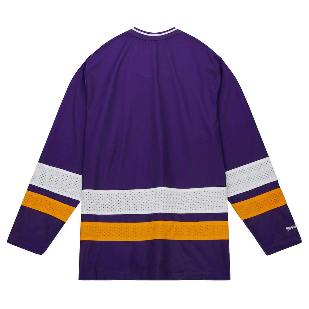 Minnesota Vikings Women's Big Face 7.0 Long Sleeve Jersey T-Shirt Purple - Mitchell & Ness