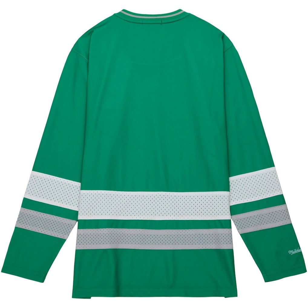 Philadelphia Eagles Women's Big Face 7.0 Long Sleeve Jersey T-Shirt Green - Mitchell & Ness
