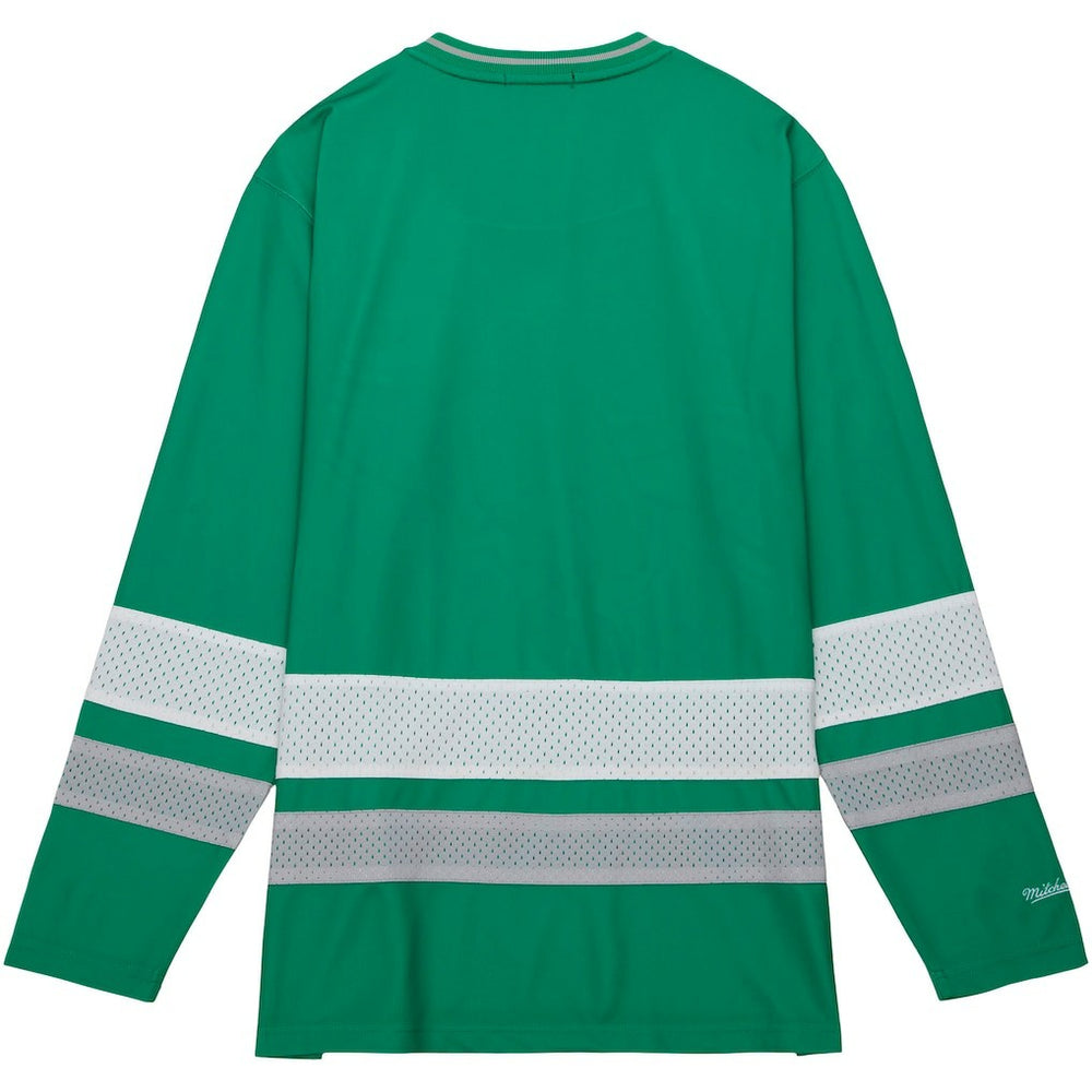 Philadelphia Eagles Women's Big Face 7.0 Long Sleeve Jersey T-Shirt Green - Mitchell & Ness