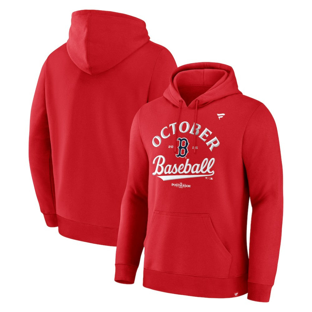 Boston Red Sox Fanatics 2025 MLB Postseason Locker Room Hoodie Clearance