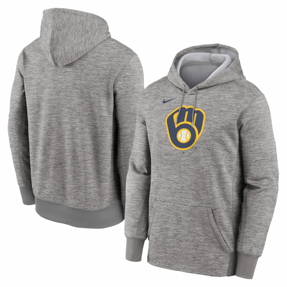 Milwaukee Brewers Nike Primary Logo Therma Hoodie Online