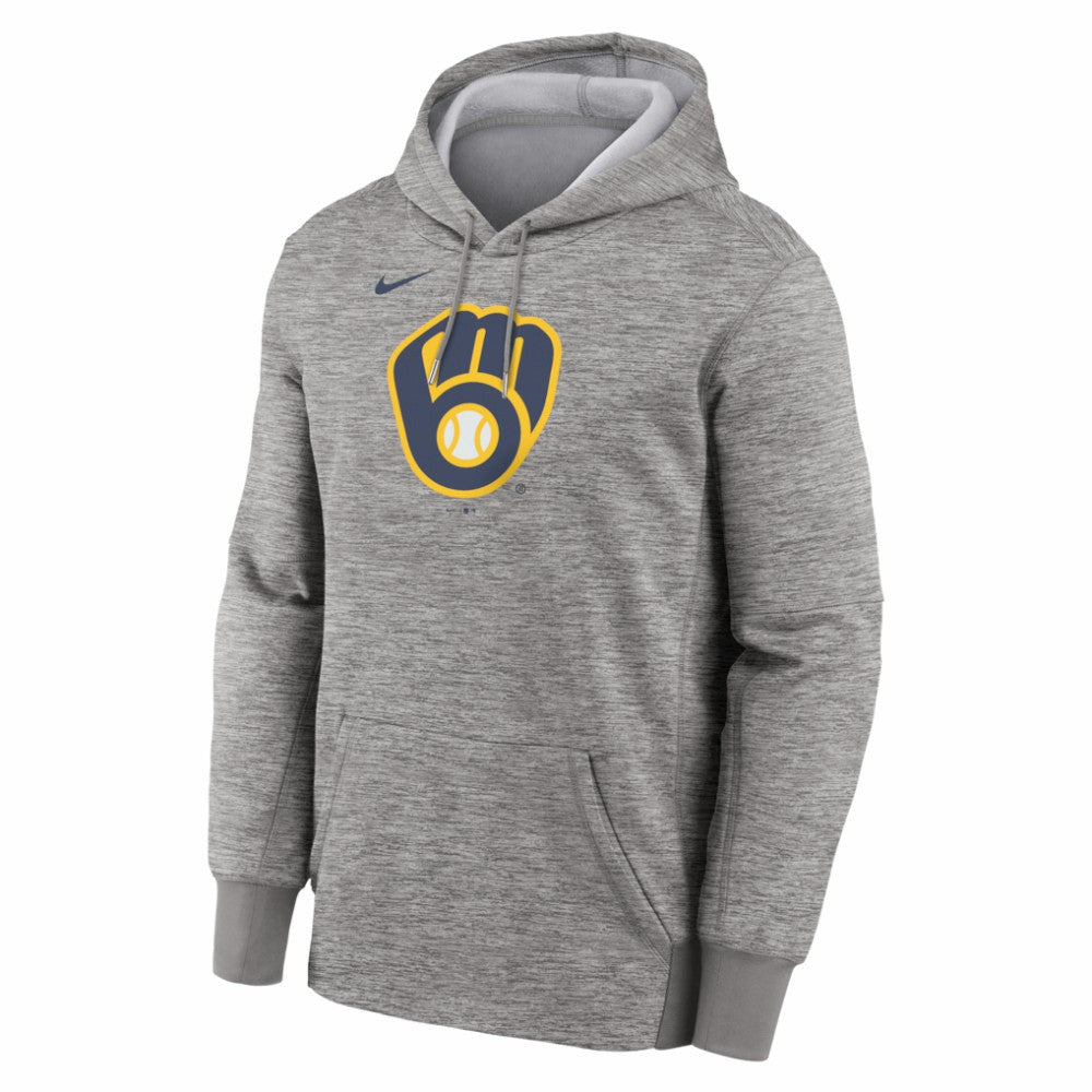 Milwaukee Brewers Nike Primary Logo Therma Hoodie Online