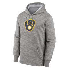 Milwaukee Brewers Nike Primary Logo Therma Hoodie Online