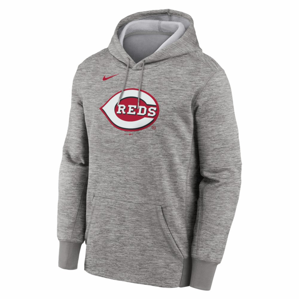 Cincinnati Reds Nike Primary Logo Therma Hoodie Lifestyle