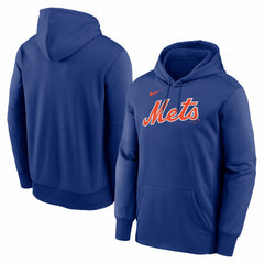New York Mets Nike Primary Wordmark Therma Hoodie Sale