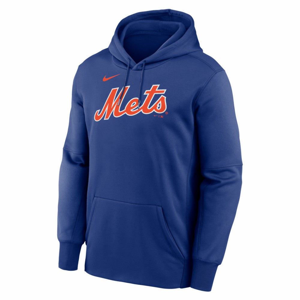 New York Mets Nike Primary Wordmark Therma Hoodie Sale