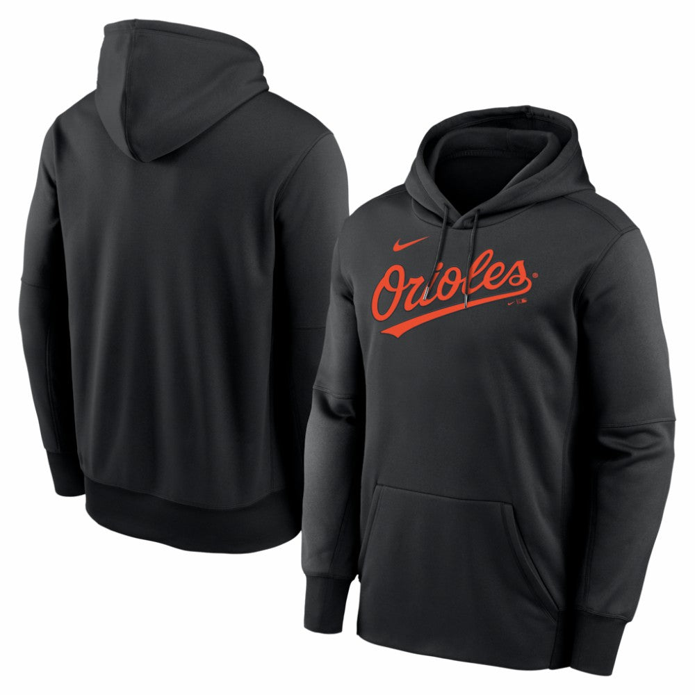 Baltimore Orioles Nike Primary Wordmark Therma Hoodie Sale