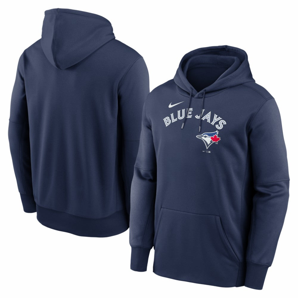 Toronto Blue Jays Nike Primary Wordmark Therma Hoodie On Sale