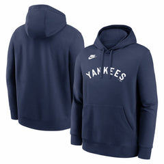 New York Yankees Nike Cooperstown Collection Wordmark Club Hoodie Clearance