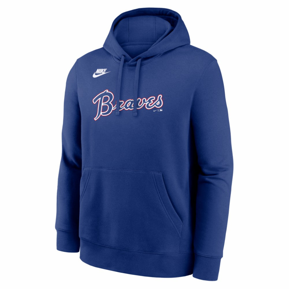Atlanta Braves Nike Cooperstown Collection Wordmark Club Hoodie Clearance