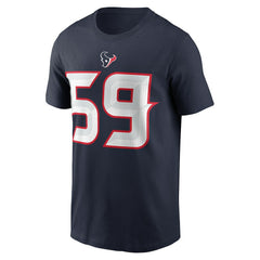 DeMeco Ryans Houston Texans Retired Player Name & Number T-Shirt Navy - Nike