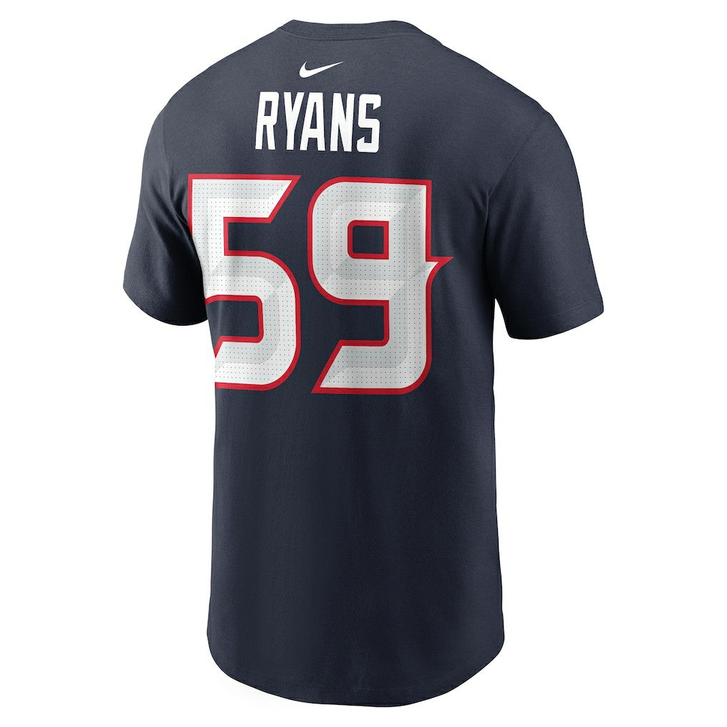 DeMeco Ryans Houston Texans Retired Player Name & Number T-Shirt Navy - Nike