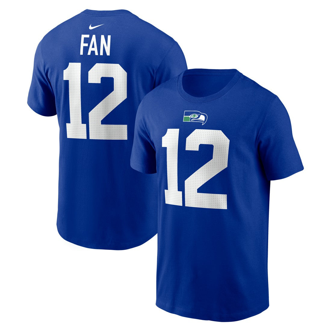 12s Seattle Seahawks Player Name & Number T-Shirt Royal - Nike