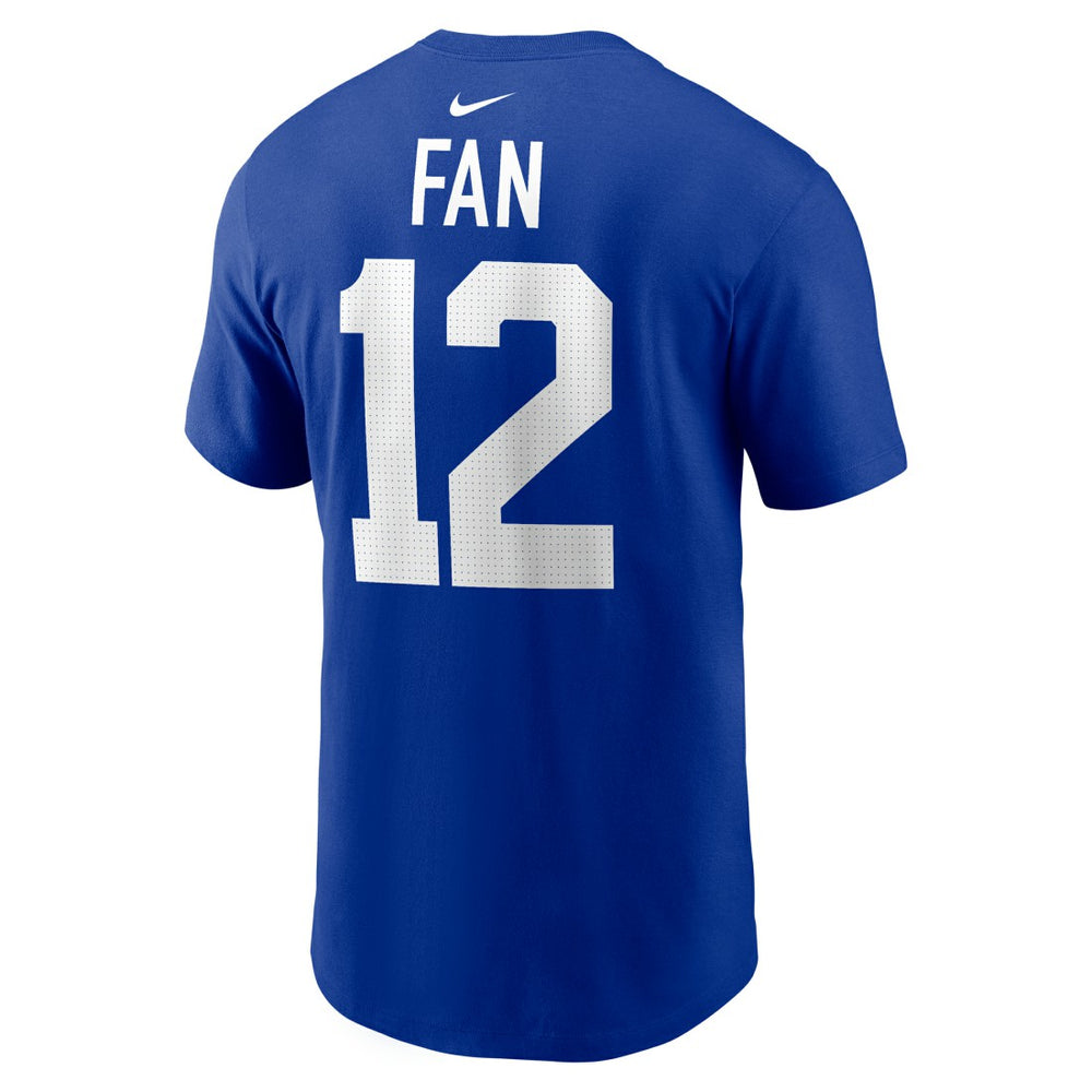 12s Seattle Seahawks Player Name & Number T-Shirt Royal - Nike