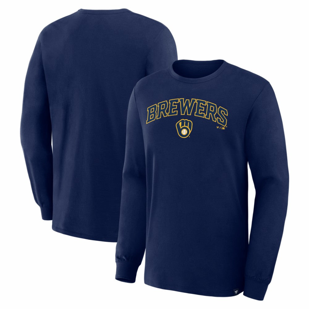 Milwaukee Brewers Fanatics Lock-Up Legacy Long Sleeve T-Shirt Clearance