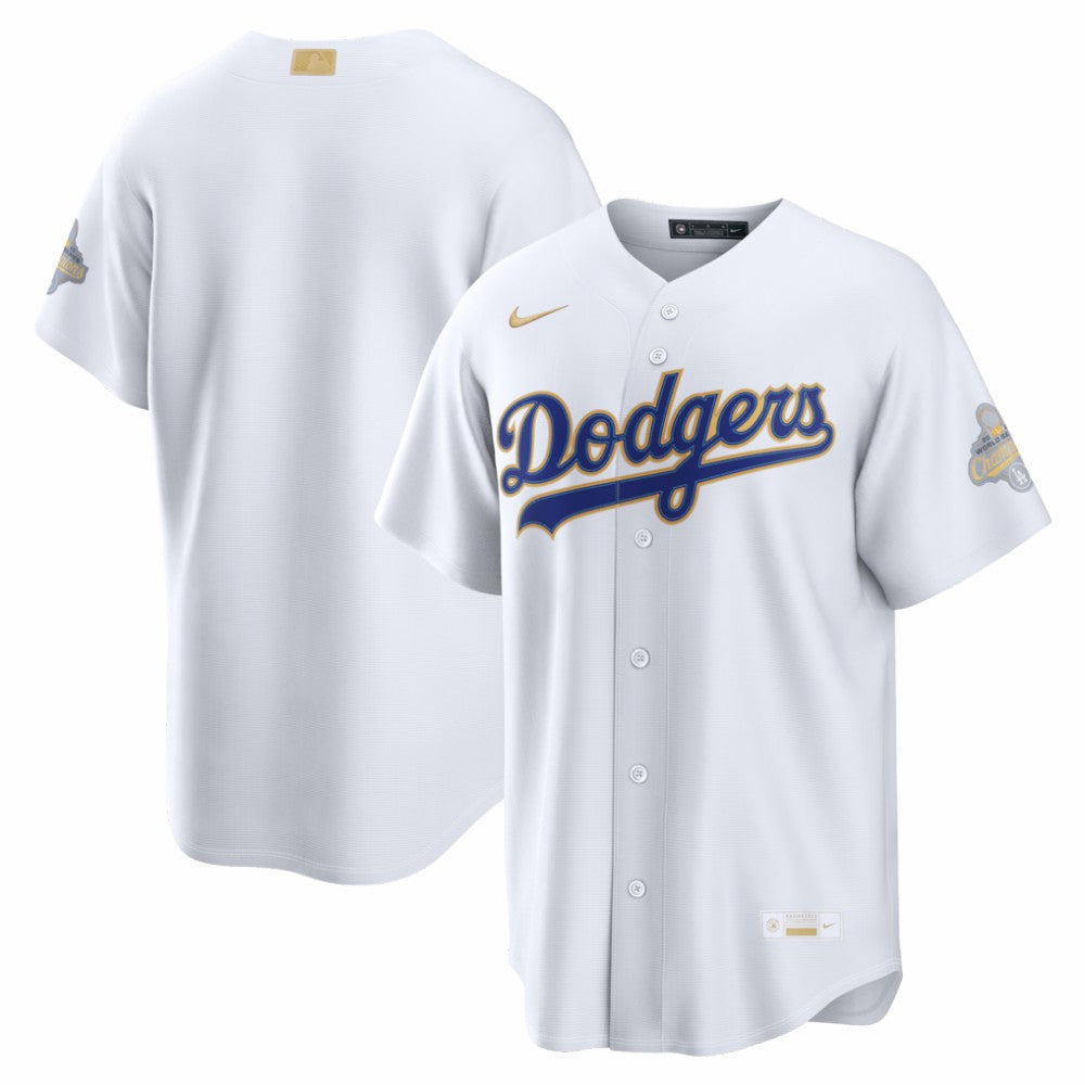 Los Angeles Dodgers Nike 2026 Gold Collection Stadium Jersey - White | MLB Jerseys